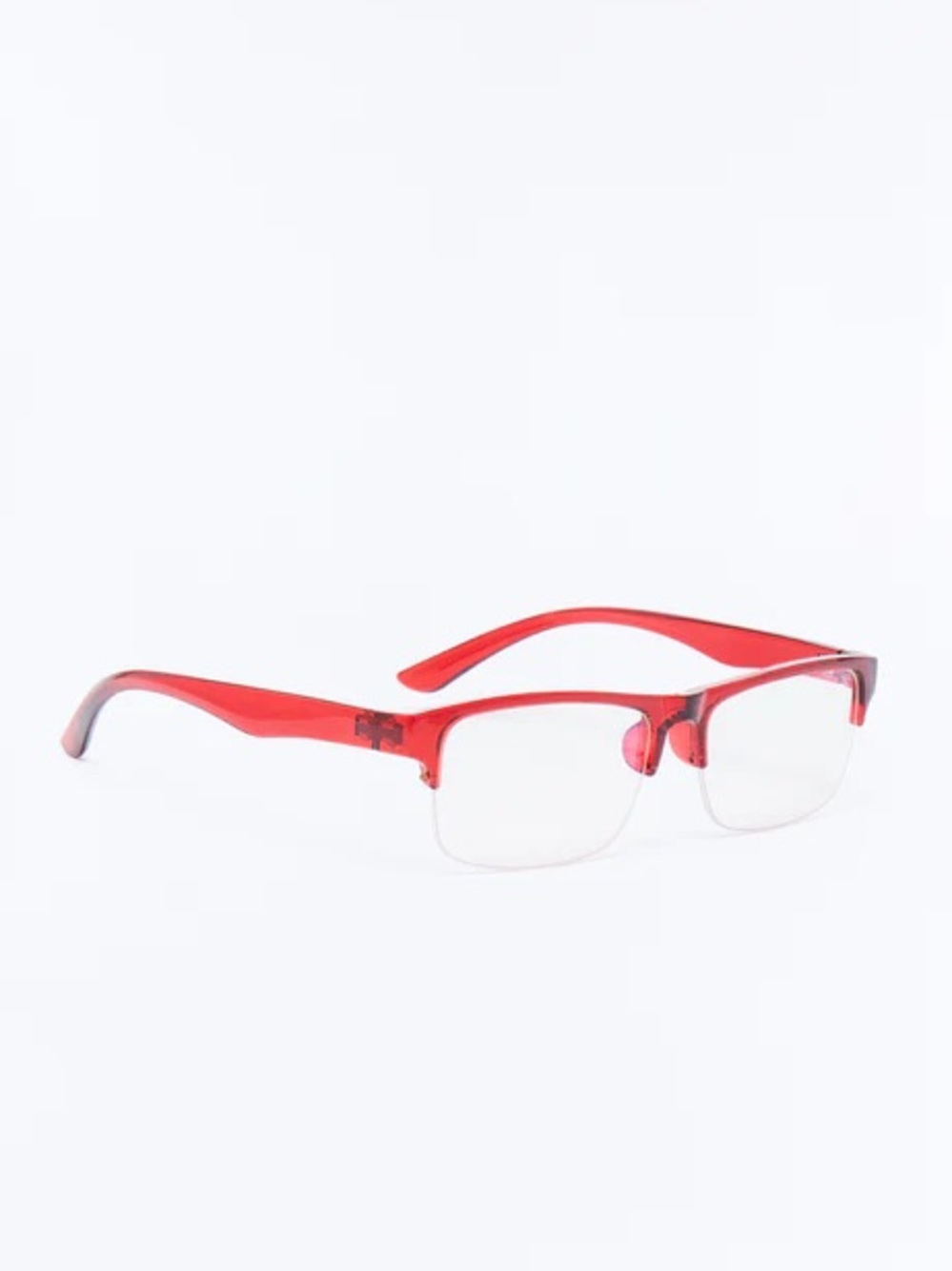 Sexy Red Blue Light Glasses | Retro Y2K Rectangle Frames | Screen Protection - Picture 2 of 3